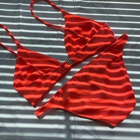 MELISSA ODABASH Neon Orange Bikini - Picture 6 of 8